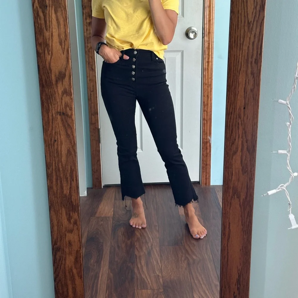 Mother Denim Insider Crop Step Fray - Picture 2 of 11